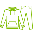 Dress children in clothing that covers arms and legs.