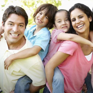 Multigenerational Hispanic Family