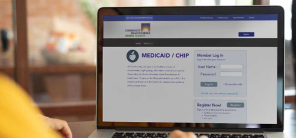 Medicaid Chip computer screen